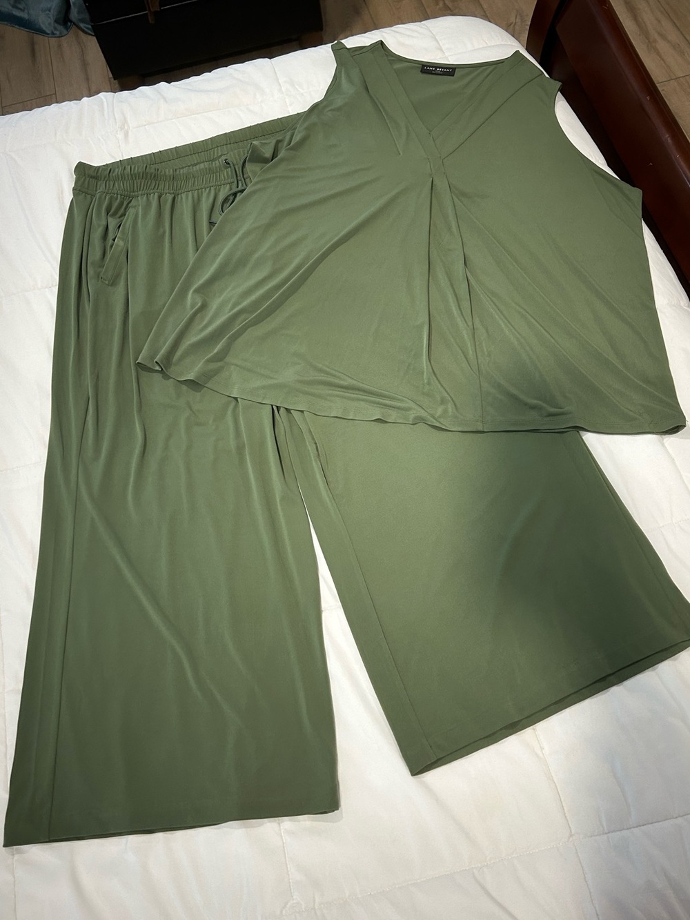 Lane Bryant Olive Green Matching Set